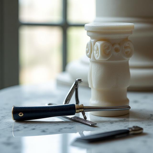 Architettura minimalista e dettagli di grooming